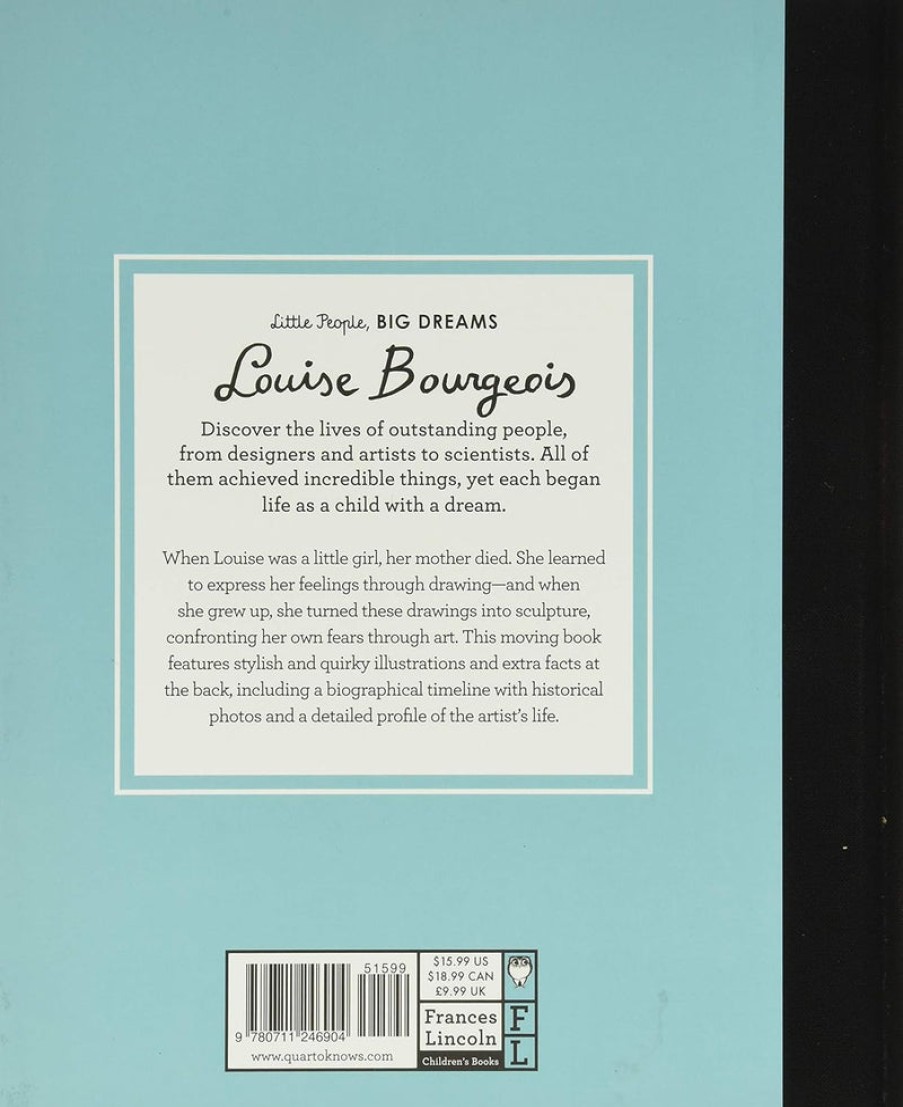 Kids Frances Lincoln Children's Books | Little People, Big Dreams Louise Bourgeois Assorted