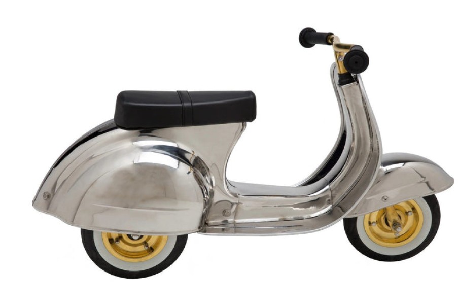 Kids Ambossotoys | Ambosstoys Primo Ride-On Toy Classic In Stainless Steel