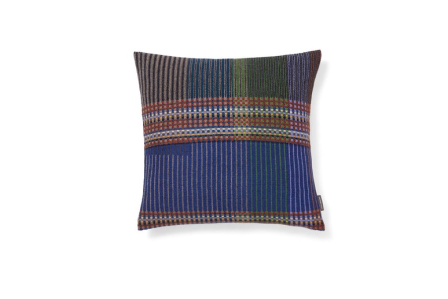 Home Wallace Sewell | Calvert Pinstripe Cushion Cover, From Wallace Sewell Blu/Navy