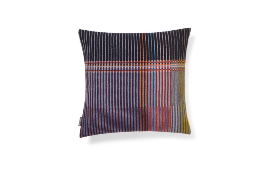 Home Wallace Sewell | Calvert Pinstripe Cushion Cover, From Wallace Sewell Blu/Navy