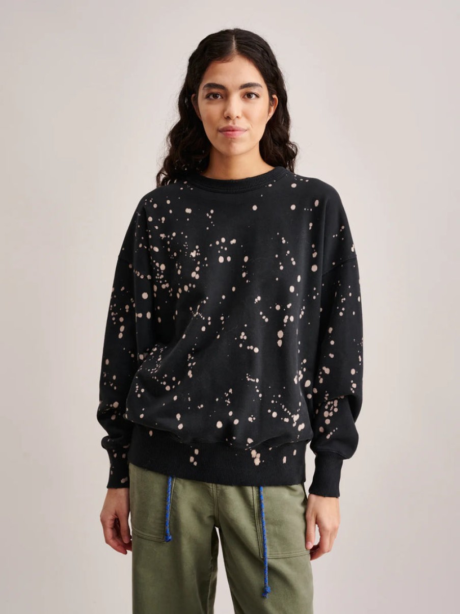 Fashion Bellerose Outerwear | Sierra Sweatshirt, From Bellerose Blk Beau