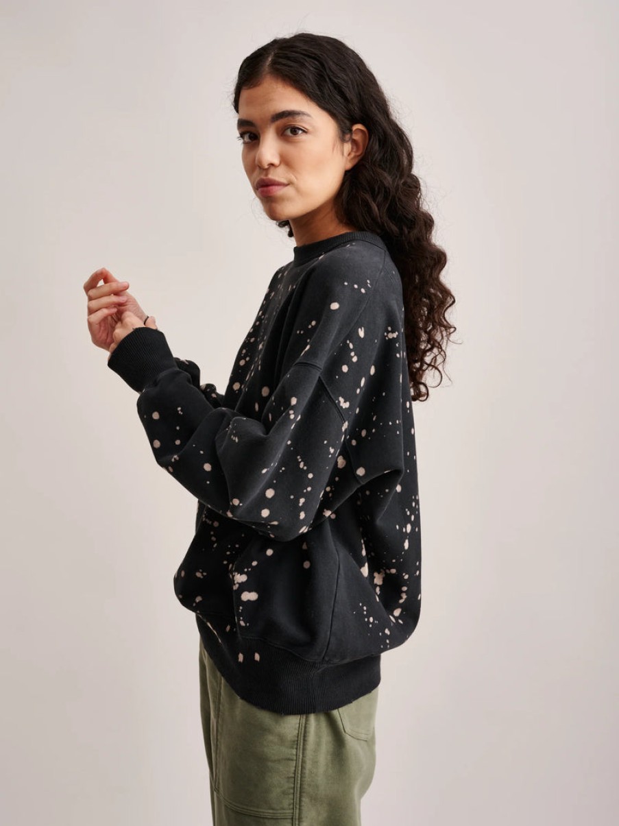 Fashion Bellerose Outerwear | Sierra Sweatshirt, From Bellerose Blk Beau