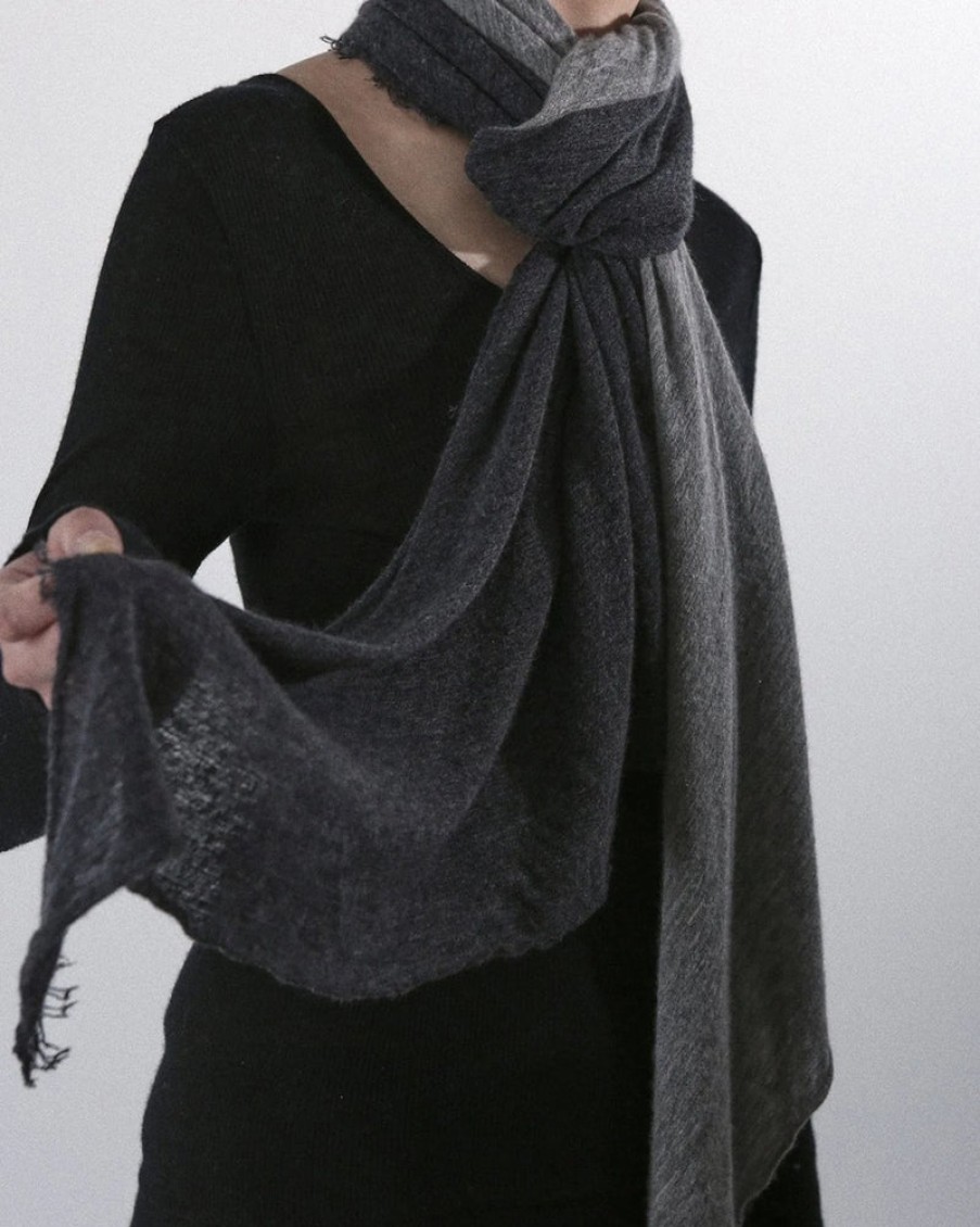 Fashion Grisal Scarves | Love Duo Cashmere Scarf, From Grisal Gry/Char