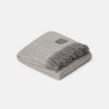 Home Stackelbergs | Mohair Blanket White & Skiffer Melange, From Stackelbergs Wht/Skif