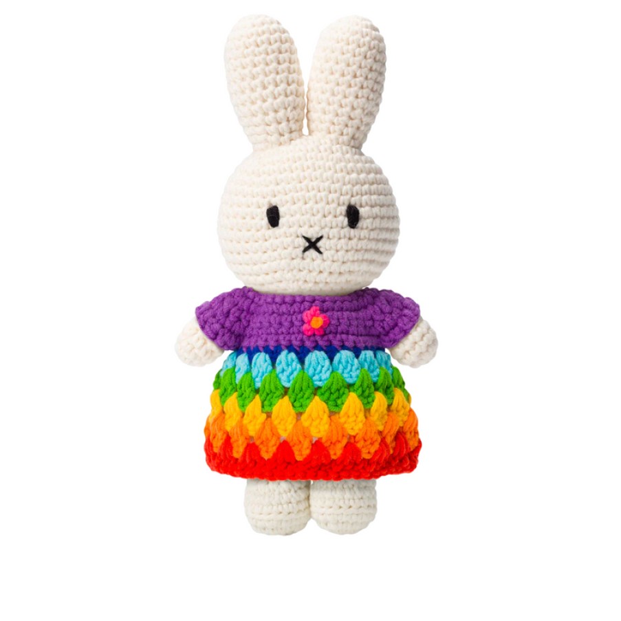 Kids Just Dutch | Miffy Rainbow Dress Blue