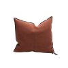 Home maison de vacances | Stone Washed Linen Square Pillow, From Maison De Vacances