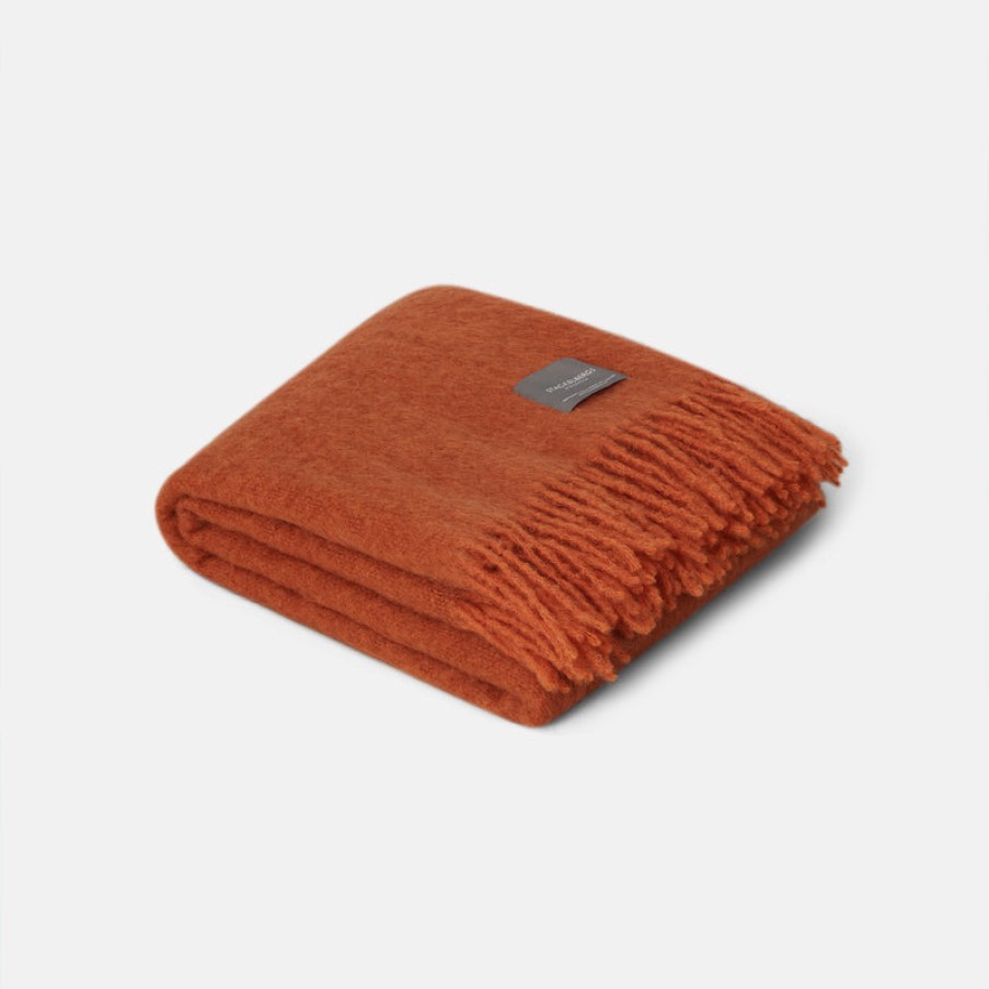 Home Stackelbergs | Mohair Blanket Rusty & Terracotta Melange, From Stackelbergs Rust/Ter