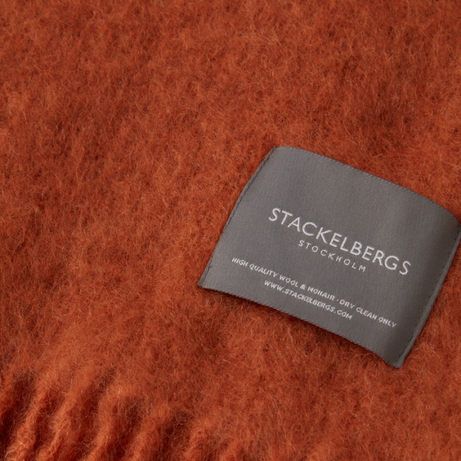 Home Stackelbergs | Mohair Blanket Rusty & Terracotta Melange, From Stackelbergs Rust/Ter