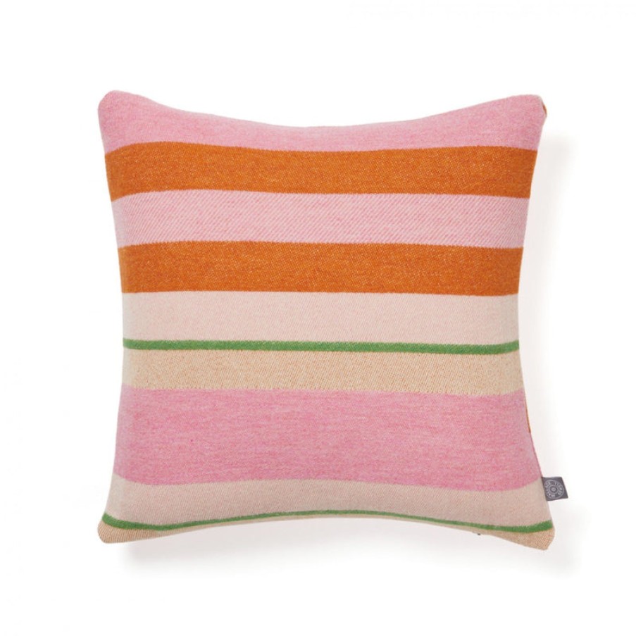 Home Wallace Sewell | Stolzl Cushion In Nougat, From Wallace Sewell Pink