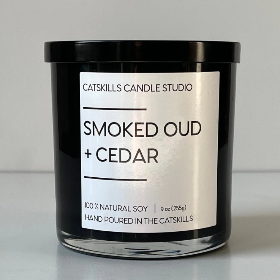 Home Catskills Candle Studio | Smoked Oud And Cedar Candle, From Catskills Candle Studio Assorted