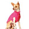 Home Chilly Dog | Cable Knit Dog Sweater, From Chilly Dog Pink