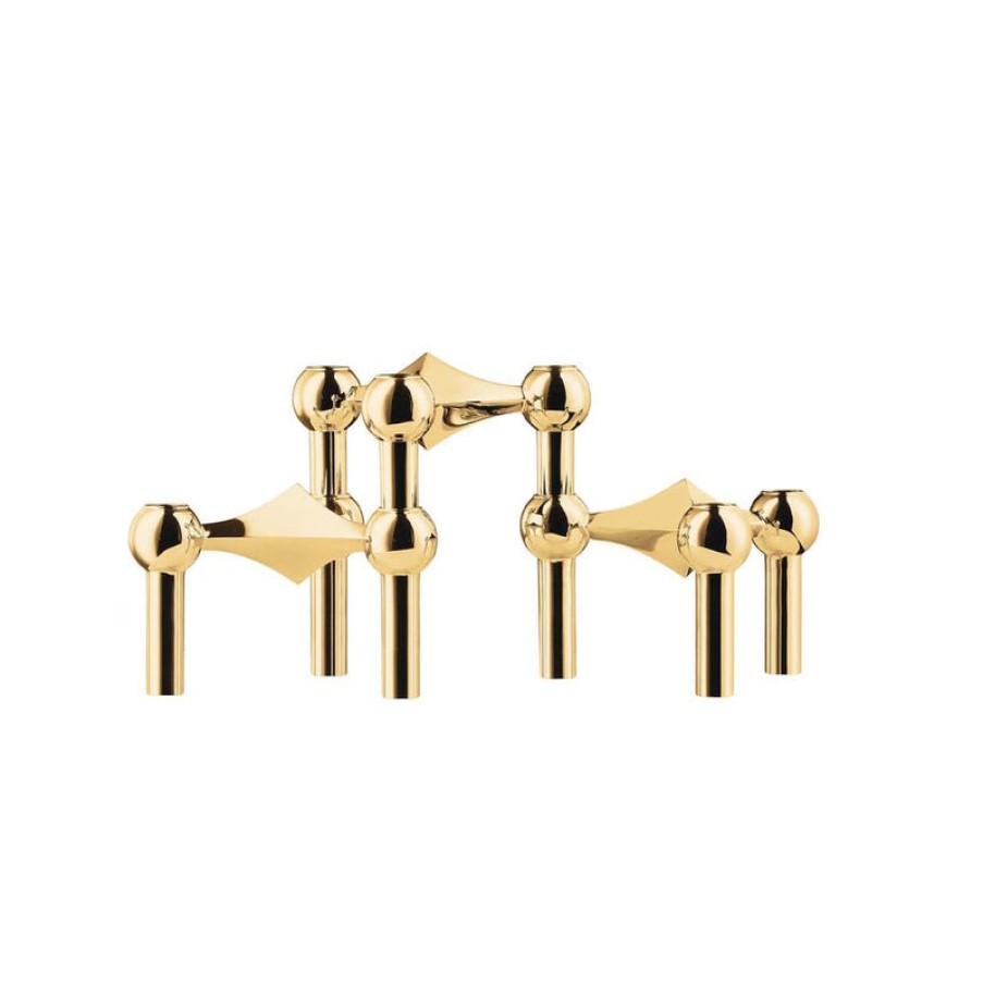 Home Normode | Stoff Nagel Set Of 3 Candle Holder In , From Normode Brass