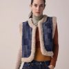 Fashion Amente Outerwear | Fur Trim Vest, From Amente Denim