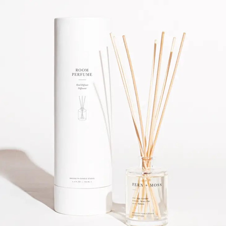 Home Brooklyn Candle Studio | Fern And Moss Reed Diffuser, From Brooklyn Candle Studio Assorted