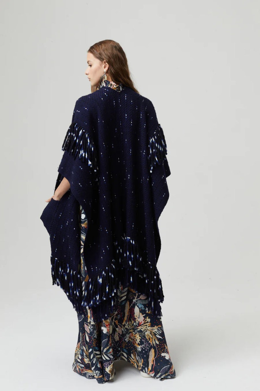 Fashion Lanhtropy Knitwear | South Merino Wool Poncho, From Lanhtropy