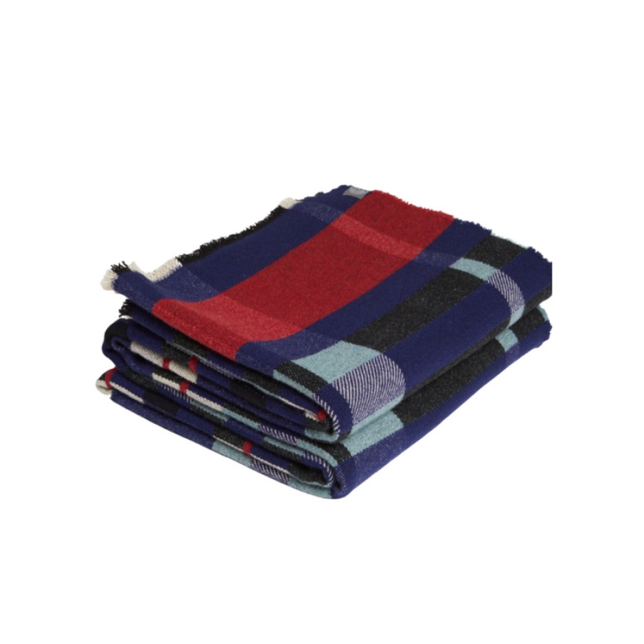 Home Wallace Sewell | Stolzl Throw In Indigo, From Wallace Sewell Navy