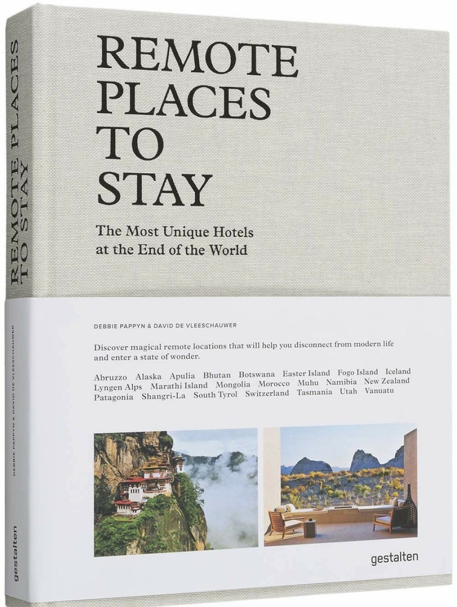 Book gestalten | Remote Places To Stay Assorted