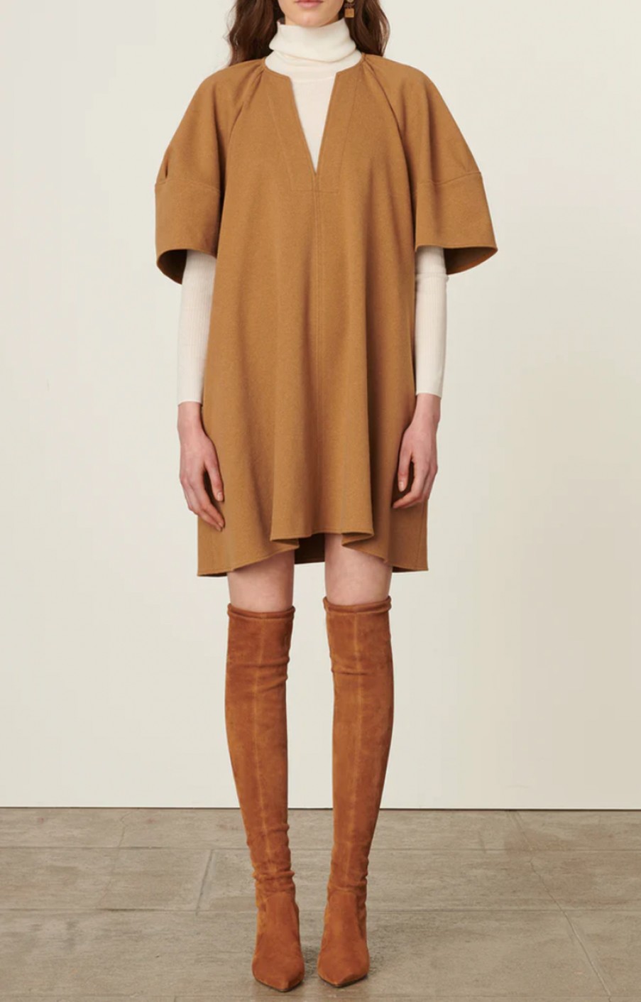 Fashion Vanessa Bruno Dresses | Beate Dress, From Vanessa Bruno Camel