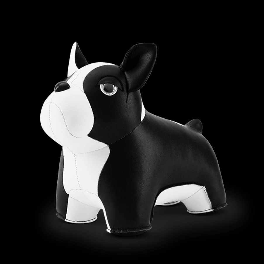 Home Zuny | French Bulldog Bookend, From Zuny Blk/Wht