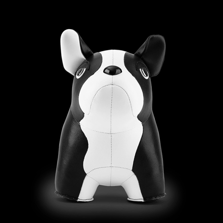 Home Zuny | French Bulldog Bookend, From Zuny Blk/Wht