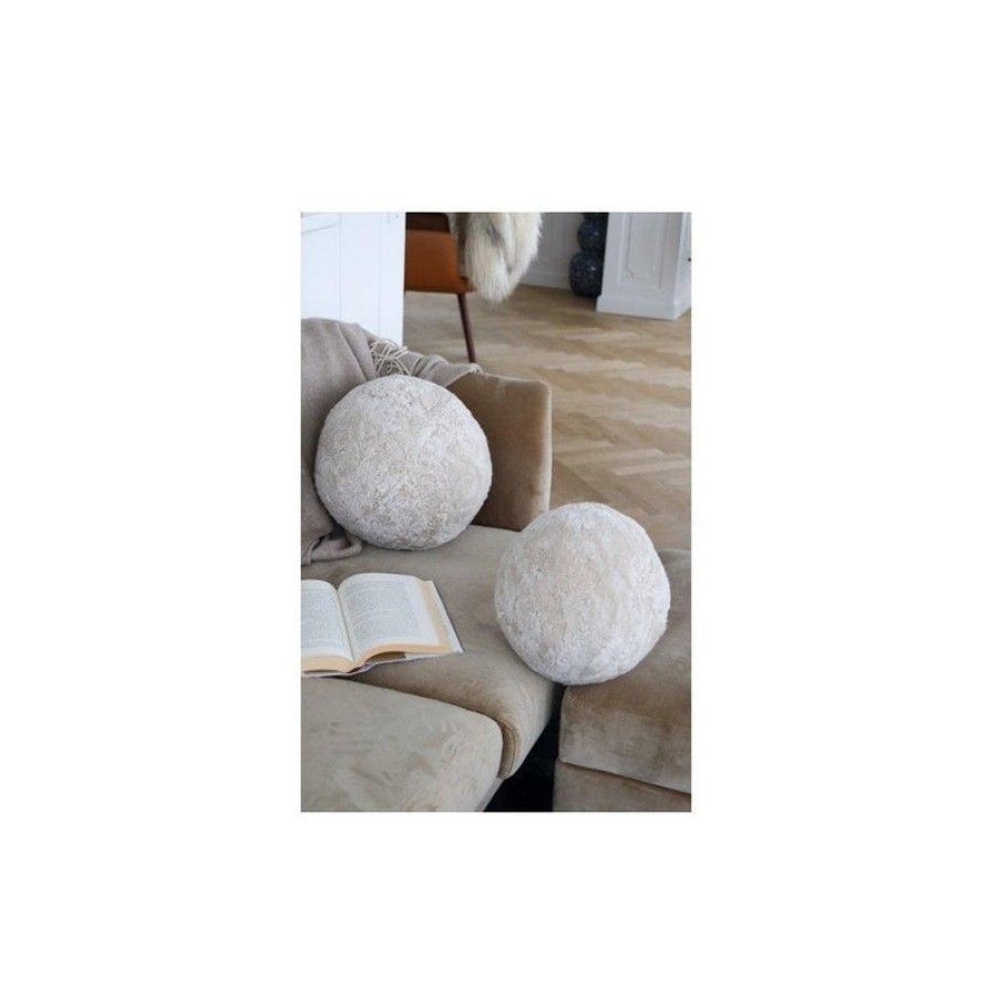 Home Natures Collection | Angelite Round Cushion New Zealand Sheepskin, From Natures Collection