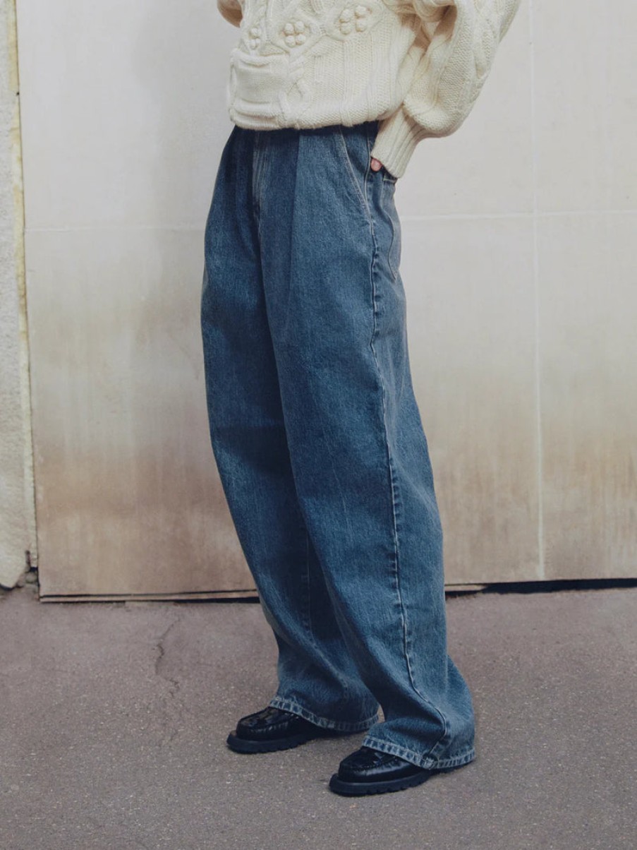 Fashion Shaina Mote Bottoms | Field Trousers, From Shaina Mote Indigo