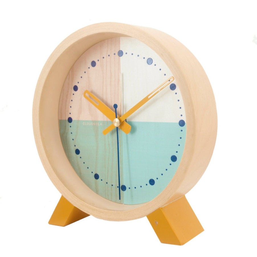 Home Cloudnola | Flor Desk Clock In E, From Cloudnola Turquois