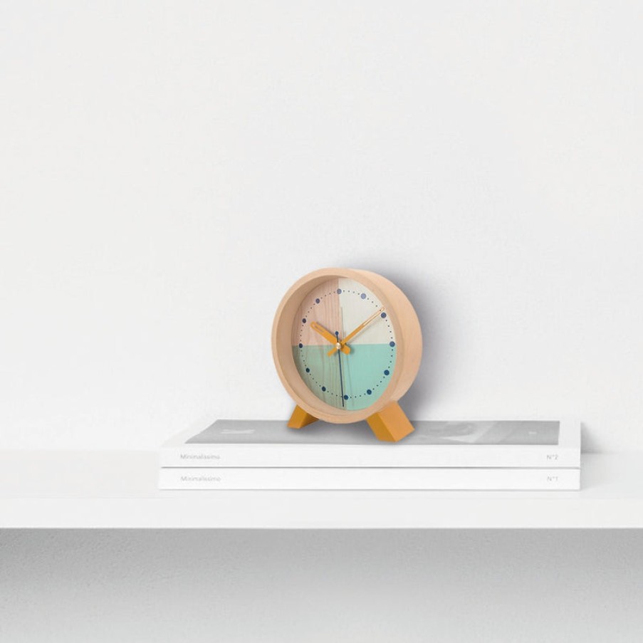 Home Cloudnola | Flor Desk Clock In E, From Cloudnola Turquois