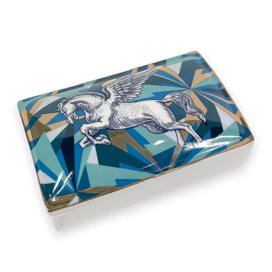 Home spitfire girl | Ceramic Box Pegasus