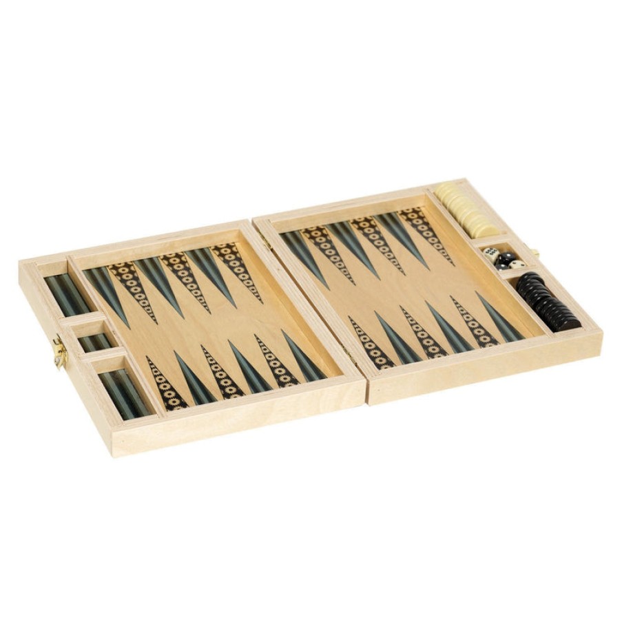 Home Wolfum | Daisy Travel Backgammon Set, From Wolfum Black