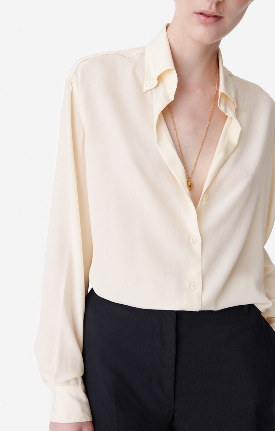 Fashion Vanessa Bruno Tops | Druyat Shirt, From Vanessa Bruno Eggshell