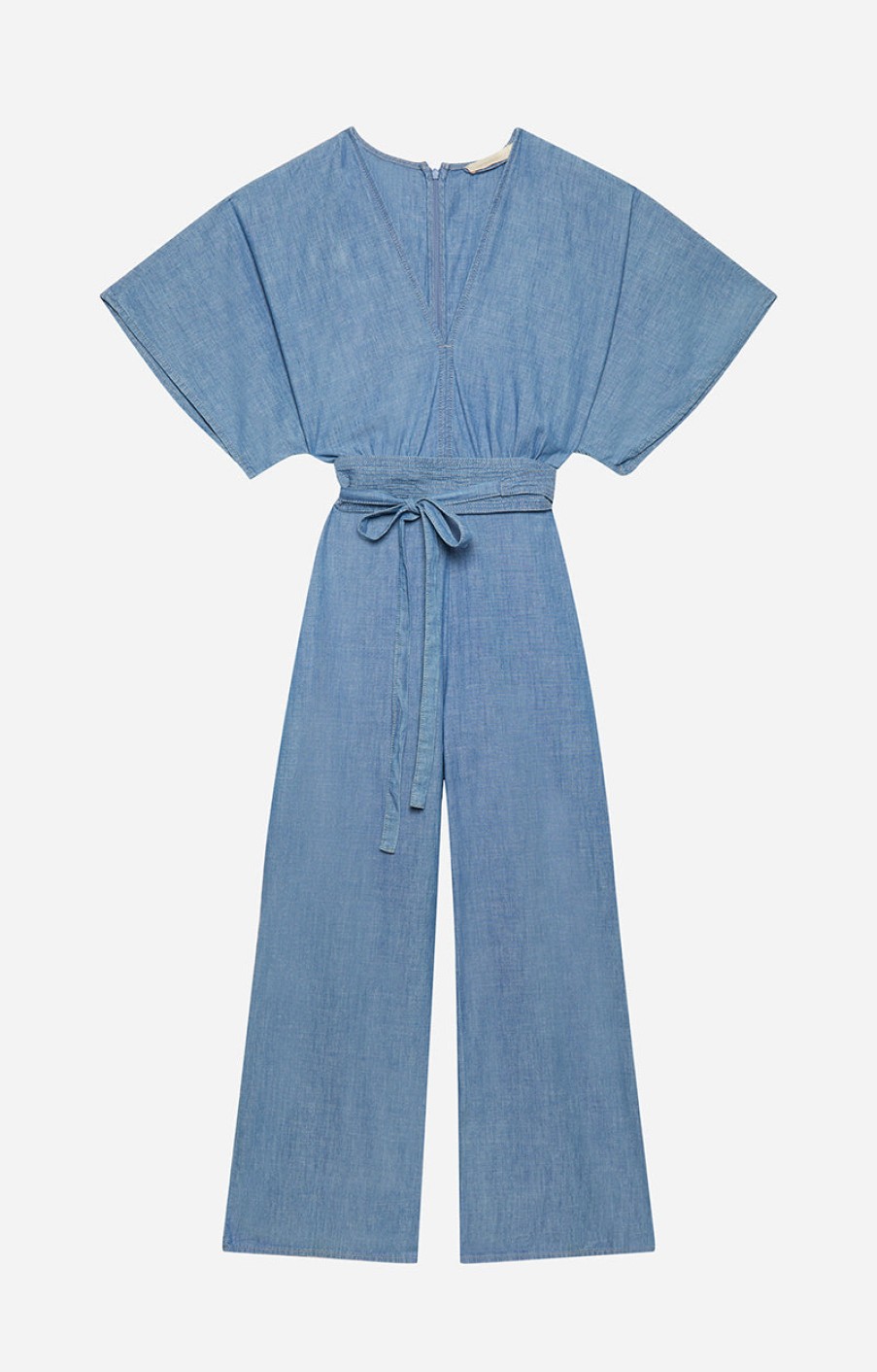 Fashion Vanessa Bruno Bottoms | Lelie Jumpsuit, From Vanessa Bruno Chambray