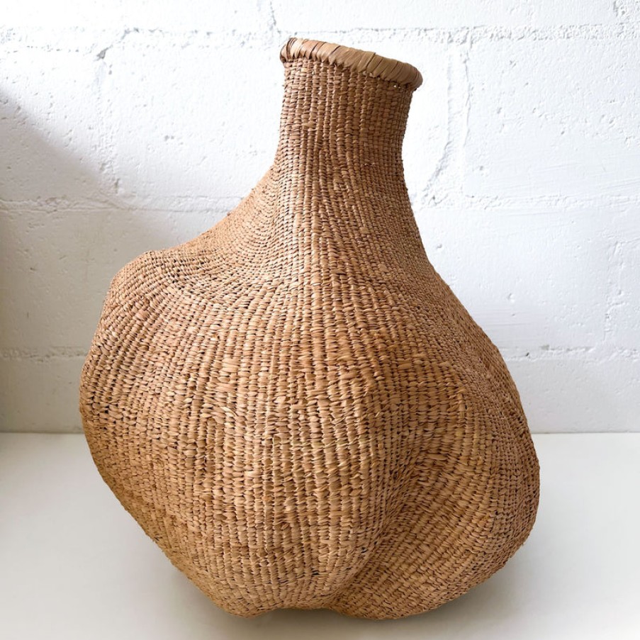 Home Kanju | Ilala Garlic Gourd Basket Natural