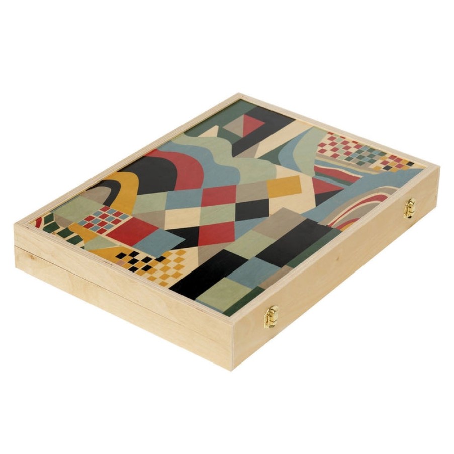 Home Wolfum | Paloma Tabletop Backgammon Set, From Wolfum Studio Rust