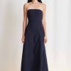 Fashion Apiece Apart Dresses | Todo Strapless Maxi Dress In , From Apiece Apart Black