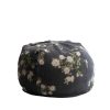 Home maison de vacances | Wabi Sabi Linen Pouf, From Maison De Vancances