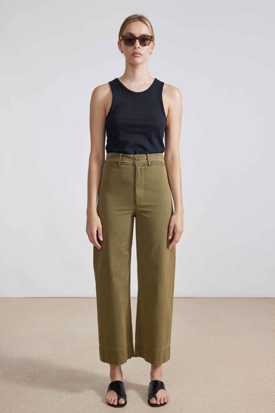 Fashion Apiece Apart Bottoms | Chino Merida Pants, From Apiece Apart Olive