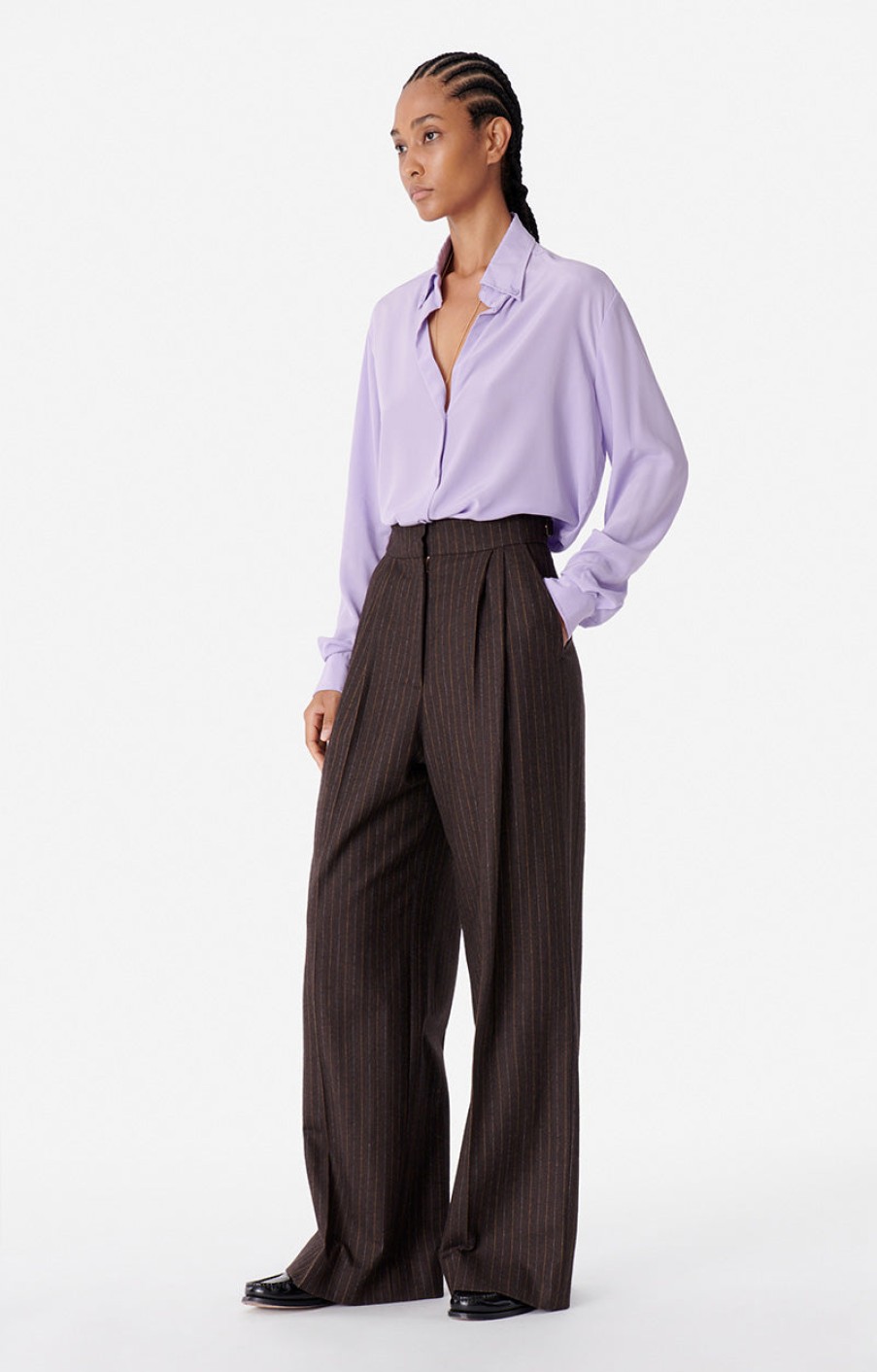 Fashion Vanessa Bruno Bottoms | Ticiano Trousers, From Vanessa Bruno Cacao