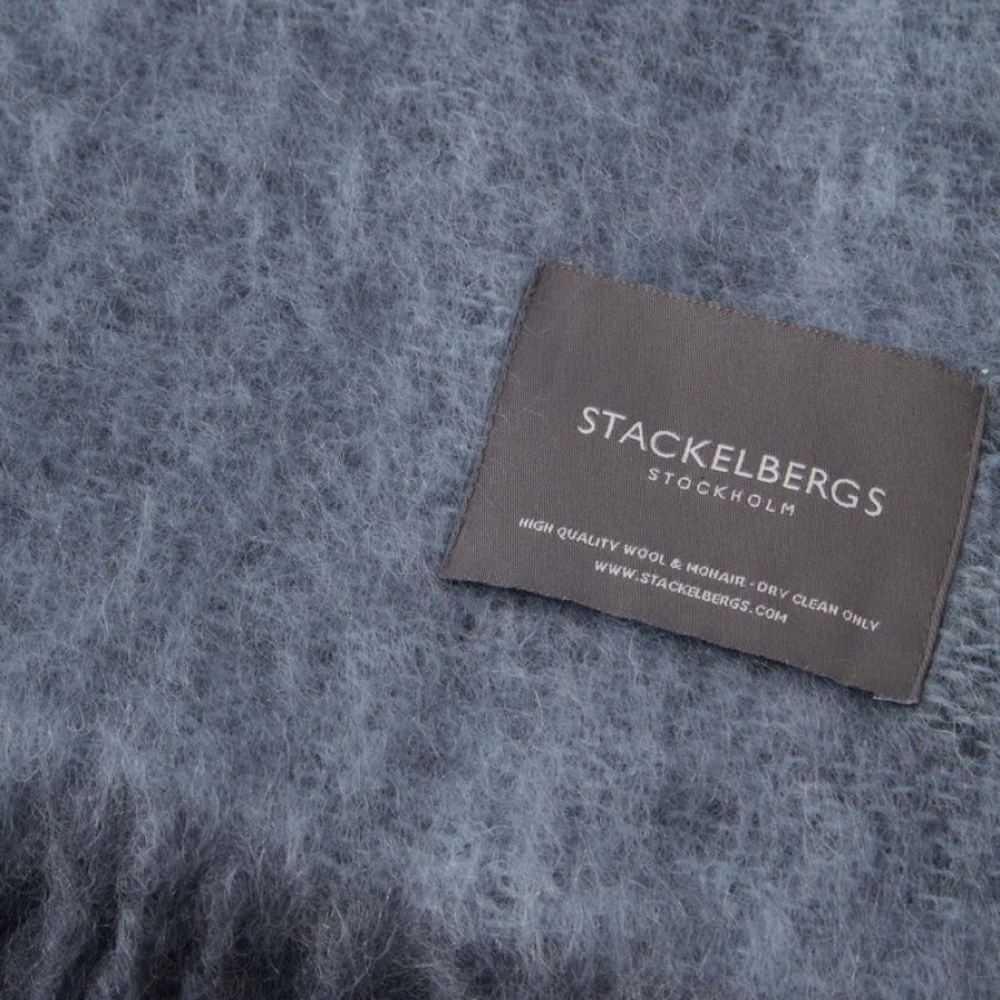 Home Stackelbergs | Mohair Blanket Tide & Blue Fog Melange, From Stackelbergs Tide/Blu