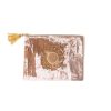 Fashion Olivia Dar | Sun Velvet Pouch, From Olivia Dar Beige