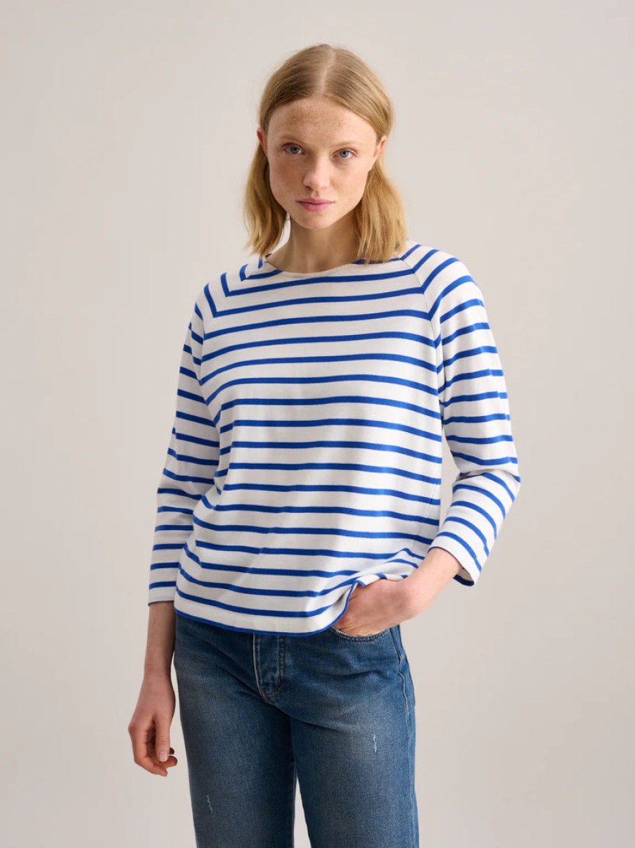 Fashion Bellerose Tops | Maow T-Shirt, From Bellerose Stripe C