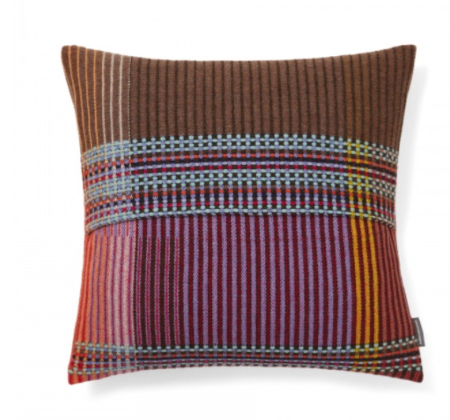 Home Wallace Sewell | Rosalind Cushion Cover In Pink & Brown, From Wallace Sewell Pink/Brn