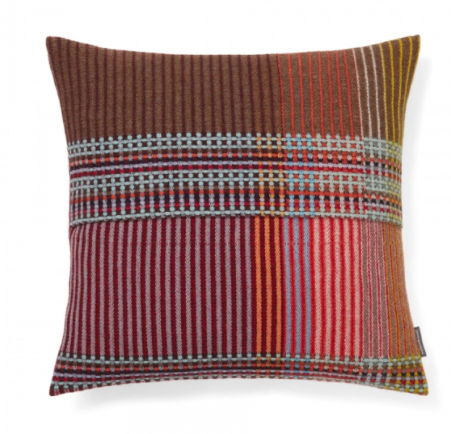 Home Wallace Sewell | Rosalind Cushion Cover In Pink & Brown, From Wallace Sewell Pink/Brn