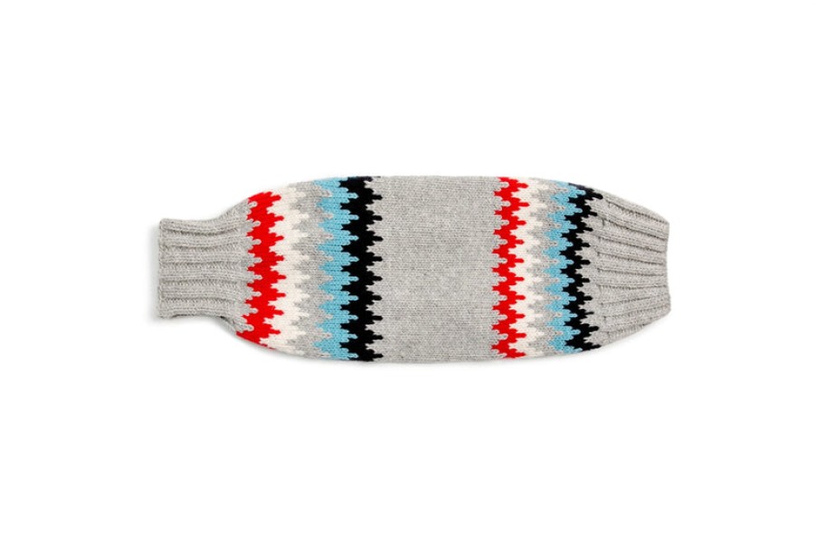 Home Chilly Dog | Chevron Dog Sweater, From Chilly Dog Grey