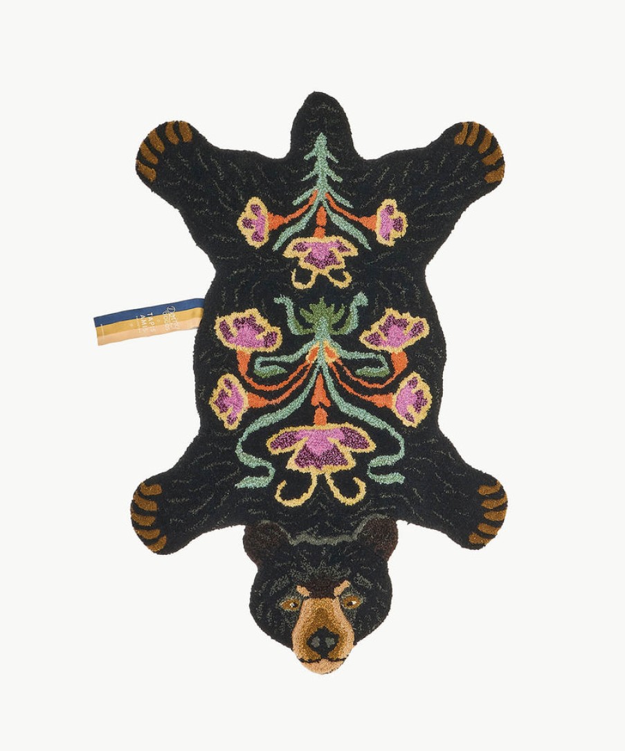 Home Doing Goods | Blooming Black Bear Rug, From Doing Goods Assorted