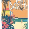 Home Saint Barth's Prints | Saint Barth'S On The Beach Print Assorted