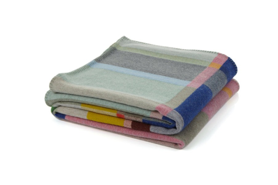 Home Wallace Sewell | Lloyd Block Large Throw In Pink & Mint, From Wallace Sewell Mint/Pin