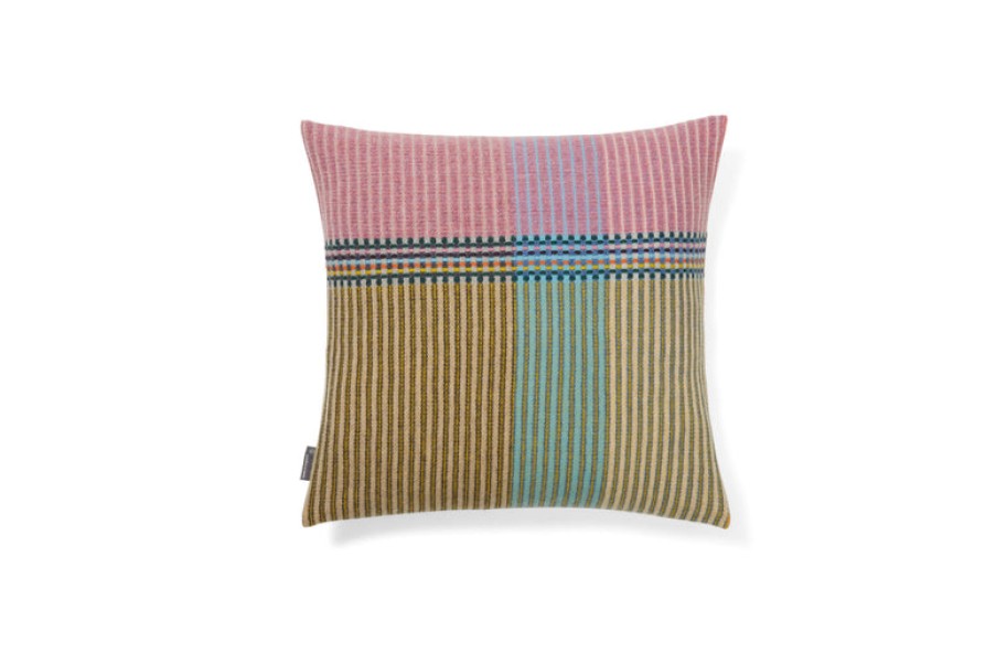 Home Wallace Sewell | Hambling Pinstripe Cushion Cover, From Wallace Sewell Yel/Pink