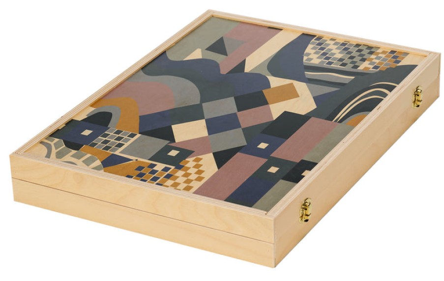 Home Wolfum | Paloma Tabletop Backgammon Set, From Wolfum Studio Teal