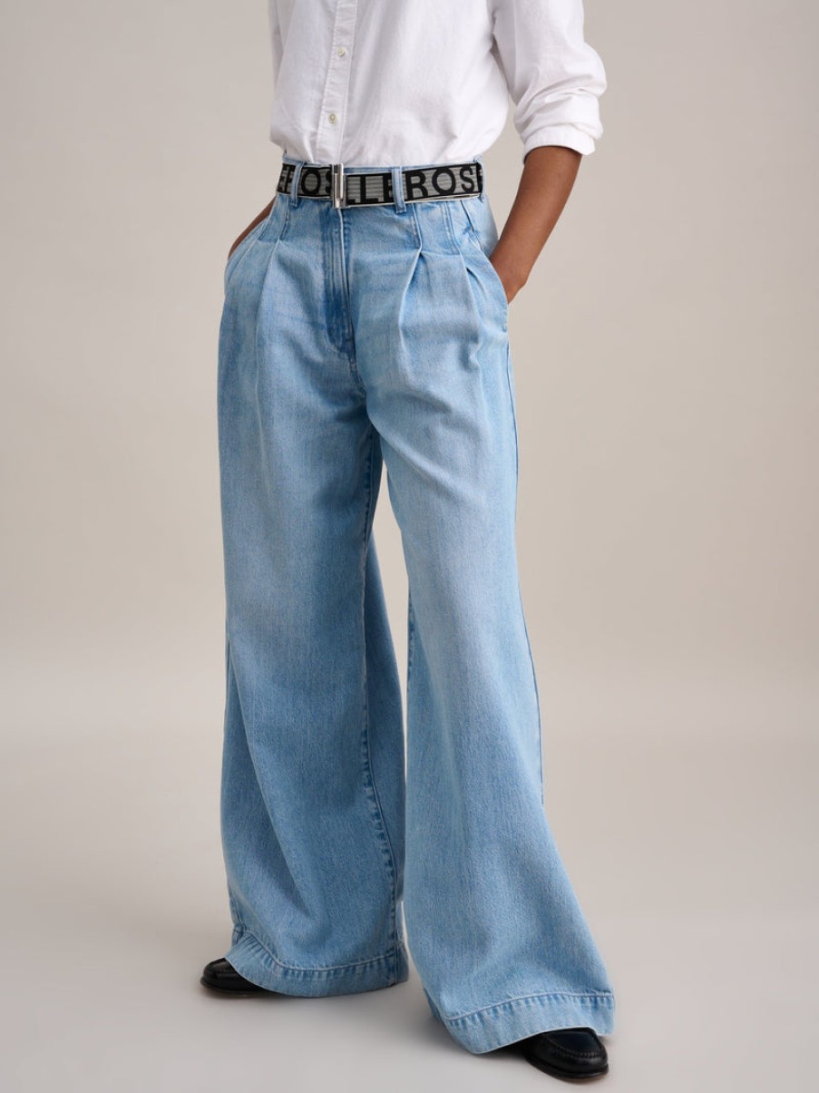 Fashion Bellerose Bottoms | Pops Jeans In Light Blue, From Bellerose Lt. Blue